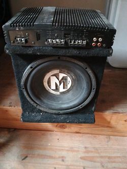 Memphis 10 Inch Sub Pioneer 3000 Watt Amp