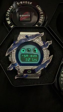 Casio G-Shock Custom Iced Out Digital Watch