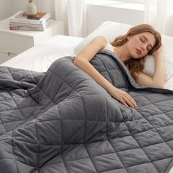 New Sealed Weighted Blanket - Soft Cotton Throw, All-Season