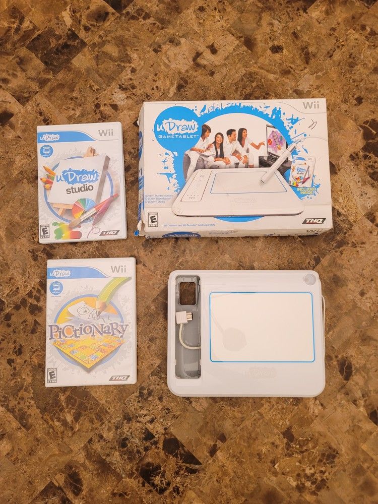Nintendo Wii U Draw Game Tablet with U Draw Studio & Pictionary