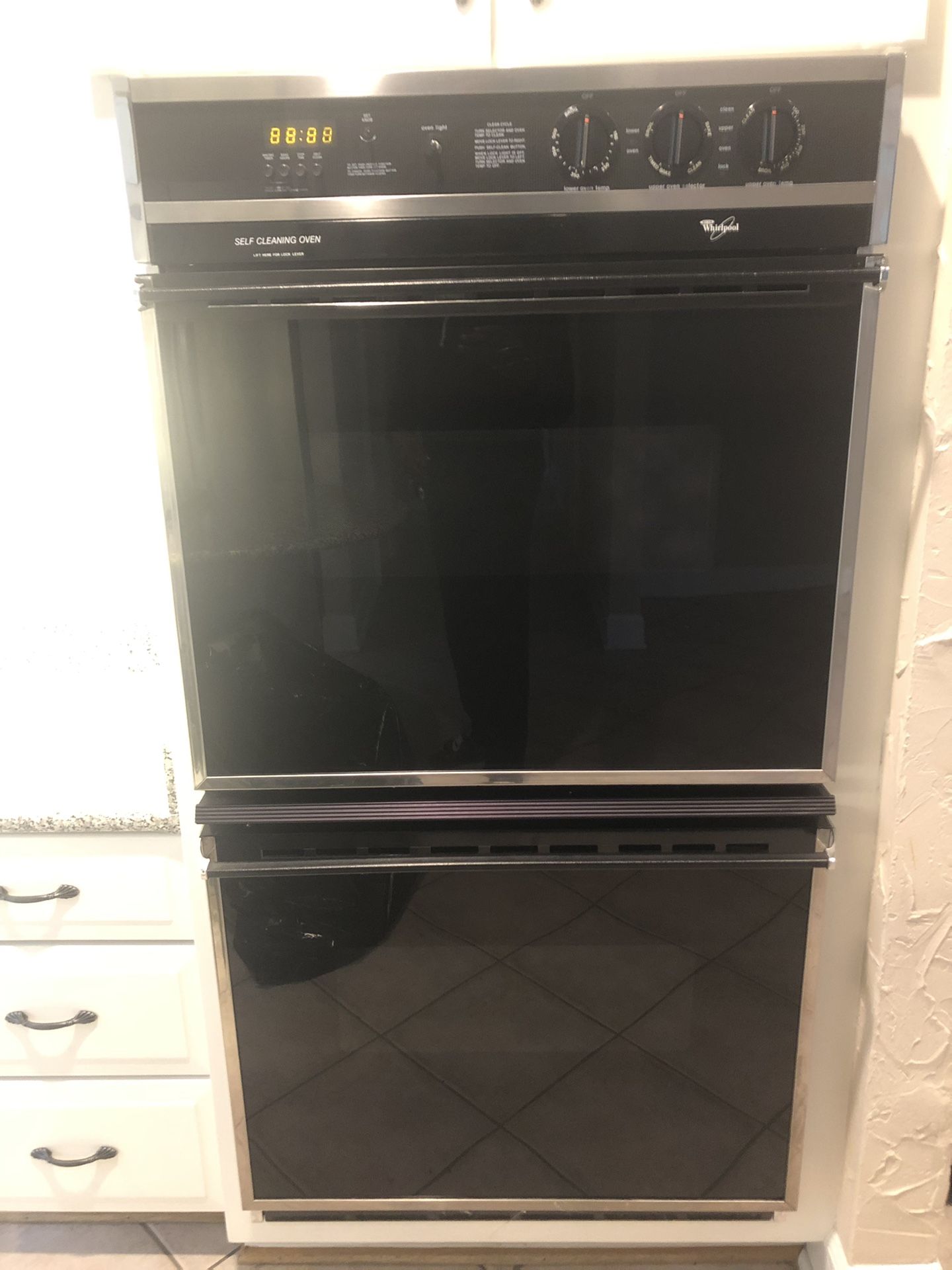 Double Electric Range & Side by Side Refrigerator