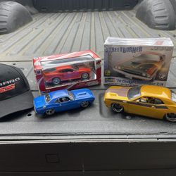 Die cast Cars, Model And A Hat