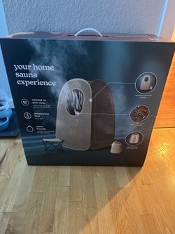 Homedics portable steam sauna $125.00