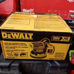 DEWALT 20V MAXLITHIUM ION XR BRUSHLESS 5" RANDOM ORBIT SANDER KIT