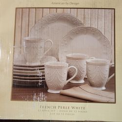 Lenox French Perle Dish Set