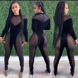Velvet Jumpsuit 