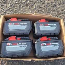 Milwaukee M18 12.0 Batteries $160 Each