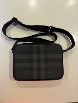 Burberry Men's Muswell Canvas Messenger Bag