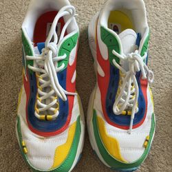 Twister Themed shoes