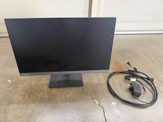 Lenovo 24” Monitor — $20 — Includes All Cords
