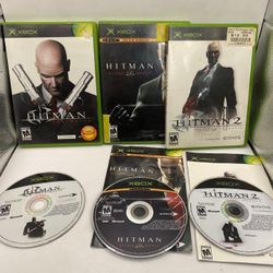 Hitman Trilogy: 1, 2 & Contracts Blood Money Silent Assassin Microsoft Xbox