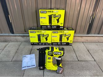 Ryobi 18v Brad Nailer 18ga Brushless One+hp Model P322 (Tool Only)