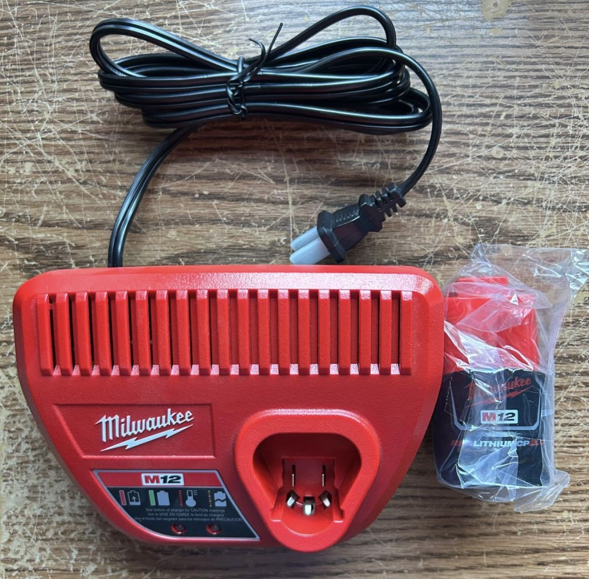 Milwaukee M12 2.0Ah and Charger