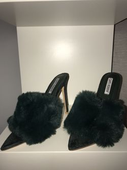 High heel,green, new size 6.5
