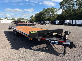 2026 Top Hat 8.5 x 24 Flatbed Trailer 14k GVWR