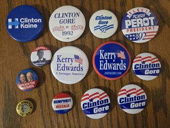 Vintage 1960s and up campaign POLITICAL buttons RARE 