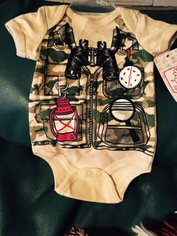 Brand new 0/3 months boys onesie