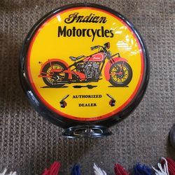 Indian Motorcycle Gas Globe 