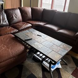 Natuzzi Leather Couch For Sale