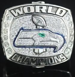 Seattle Seahawks 2014 NFL Super Bowl championship ring