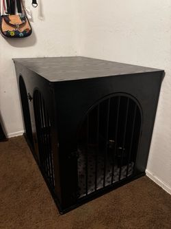 Large Wooden Dog Crate Furniture Kennel