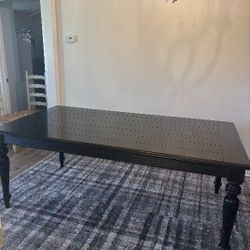 Black Farm Dining Table