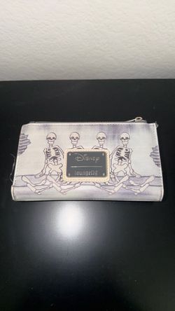 Disney Loungefly Mickey Mouse & Skeleton Zip Wallet