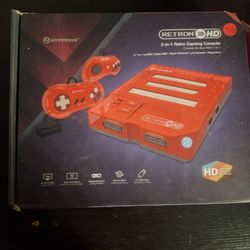 Hyperkin RetroN 3 HD Console for NES,SNES,Super Famicom,Genesis/Mega Drive RED