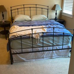 Bed Frame W/ Mattress