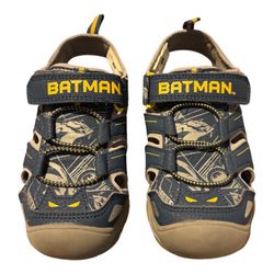 Kids Batman Sandals Size 11
