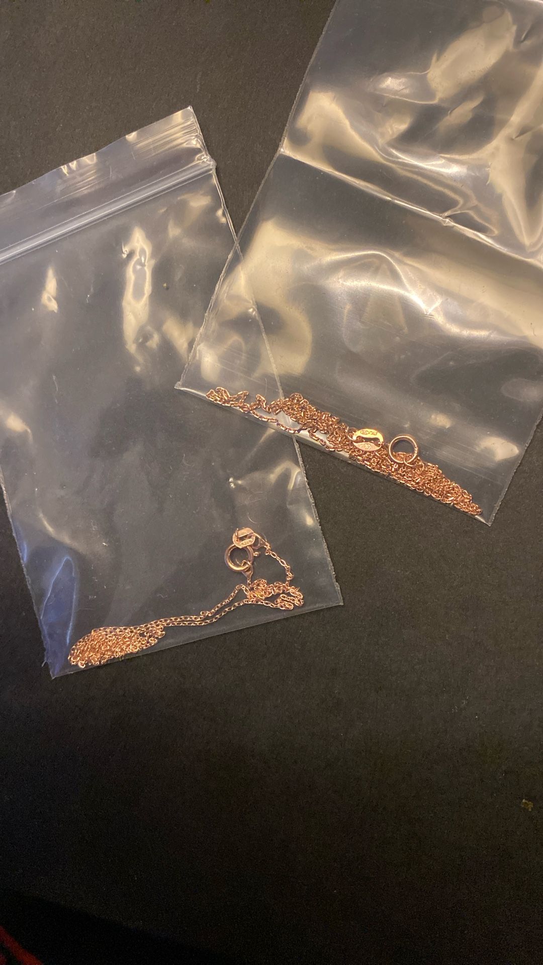 Rose Gold Dainty Chains