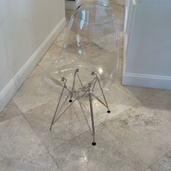 Clear Desk Chair