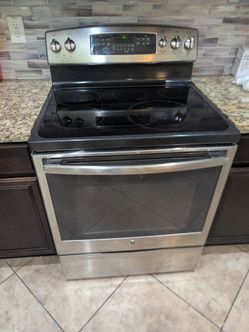 Stainless Steel G.E. Range Oven