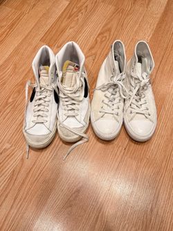 Nike & Converse High-Top Sneakers Bundle – 2 Pairs – Used