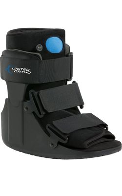United Ortho Air Cam Short Walker Fracture Boot Black Left or Right Size-XSmall