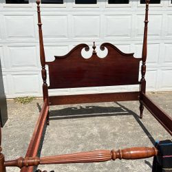 Solid Wood Full Size Bed Frame