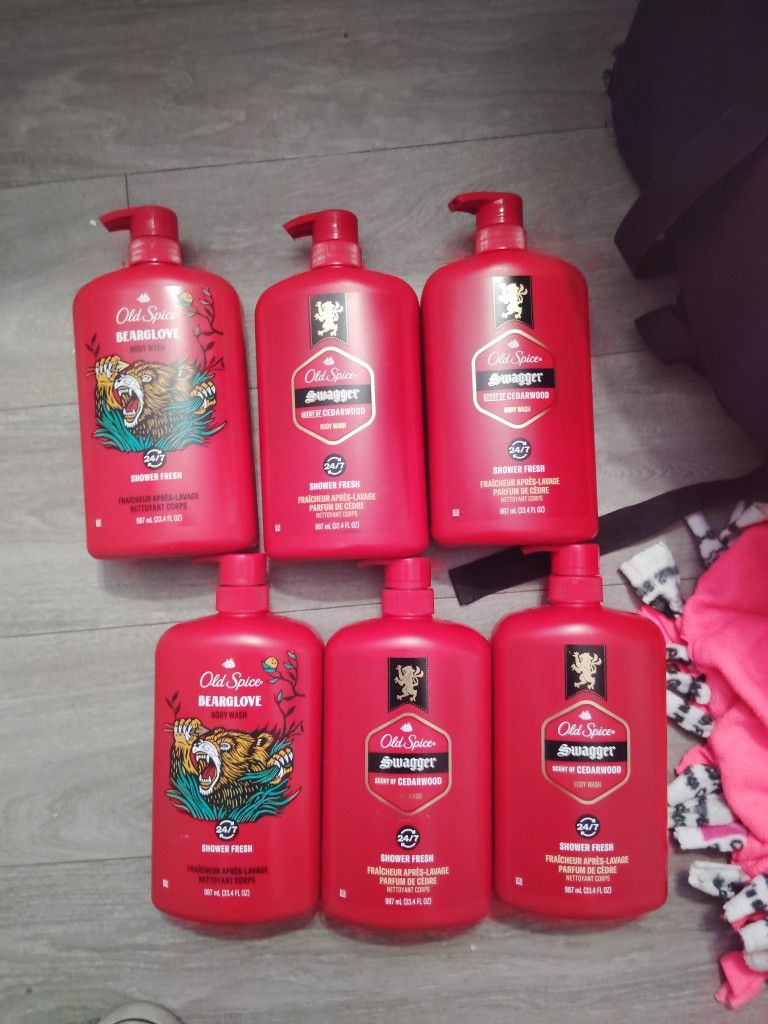 Old Spice Swagger Scent Large Bottles Body Washes Retails For $12.98 Each