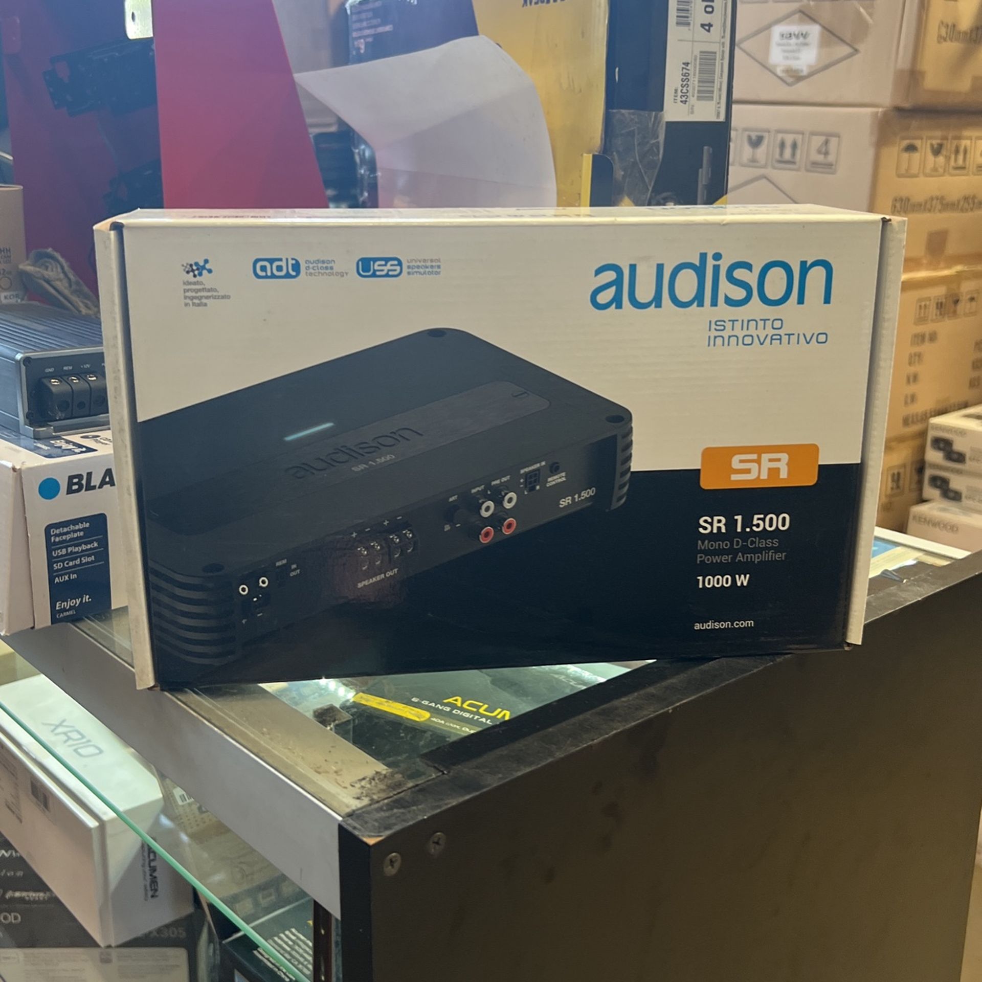 Audison SR 1.500 Mono D-class Power Amplifier 1000W