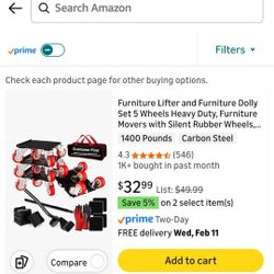 Furniture Dolly 5 Wheel
