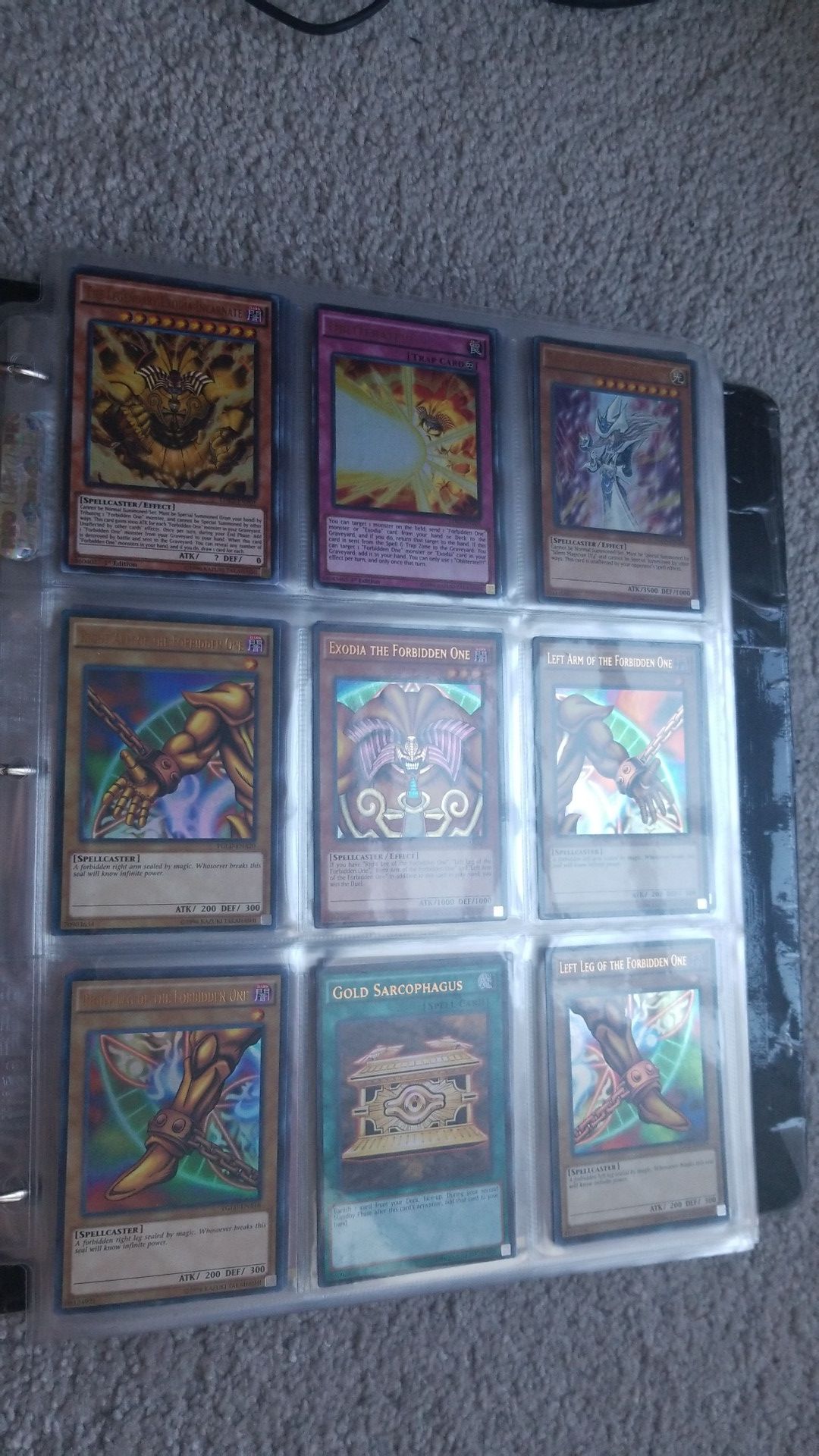 Yu-Gi-Oh binder holos secrets ultimates Whole Lots