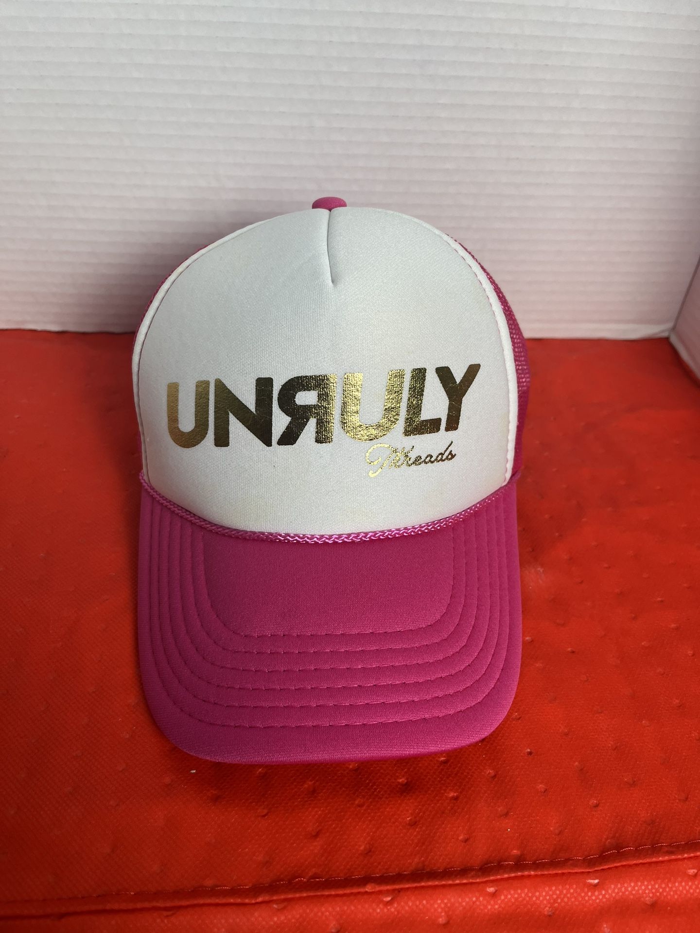 otto collection hat Hot Pink Unruly Trucker Snapback