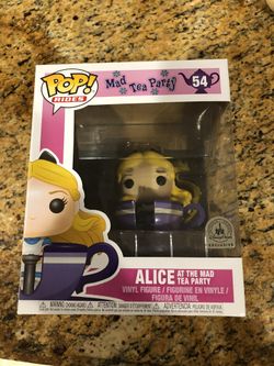 Funko POP! Rides: Alice At The Mad Tea Party #54 Disney Parks Exclusive