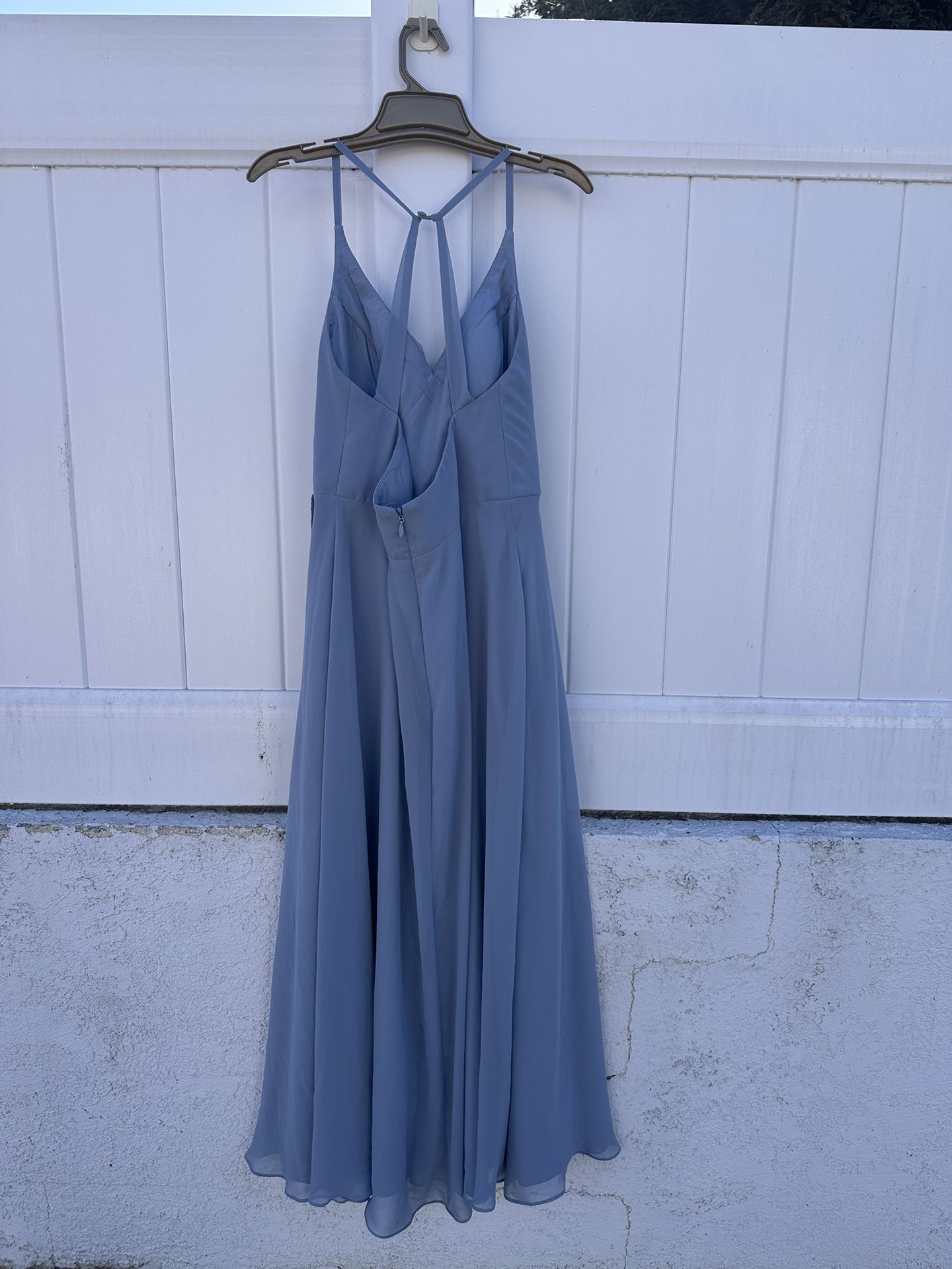 Azazie Dusty Blue Dress
