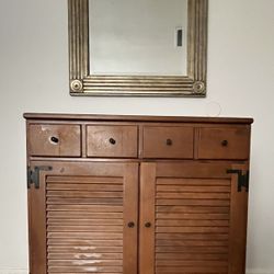 Small wooden cabinet - $75