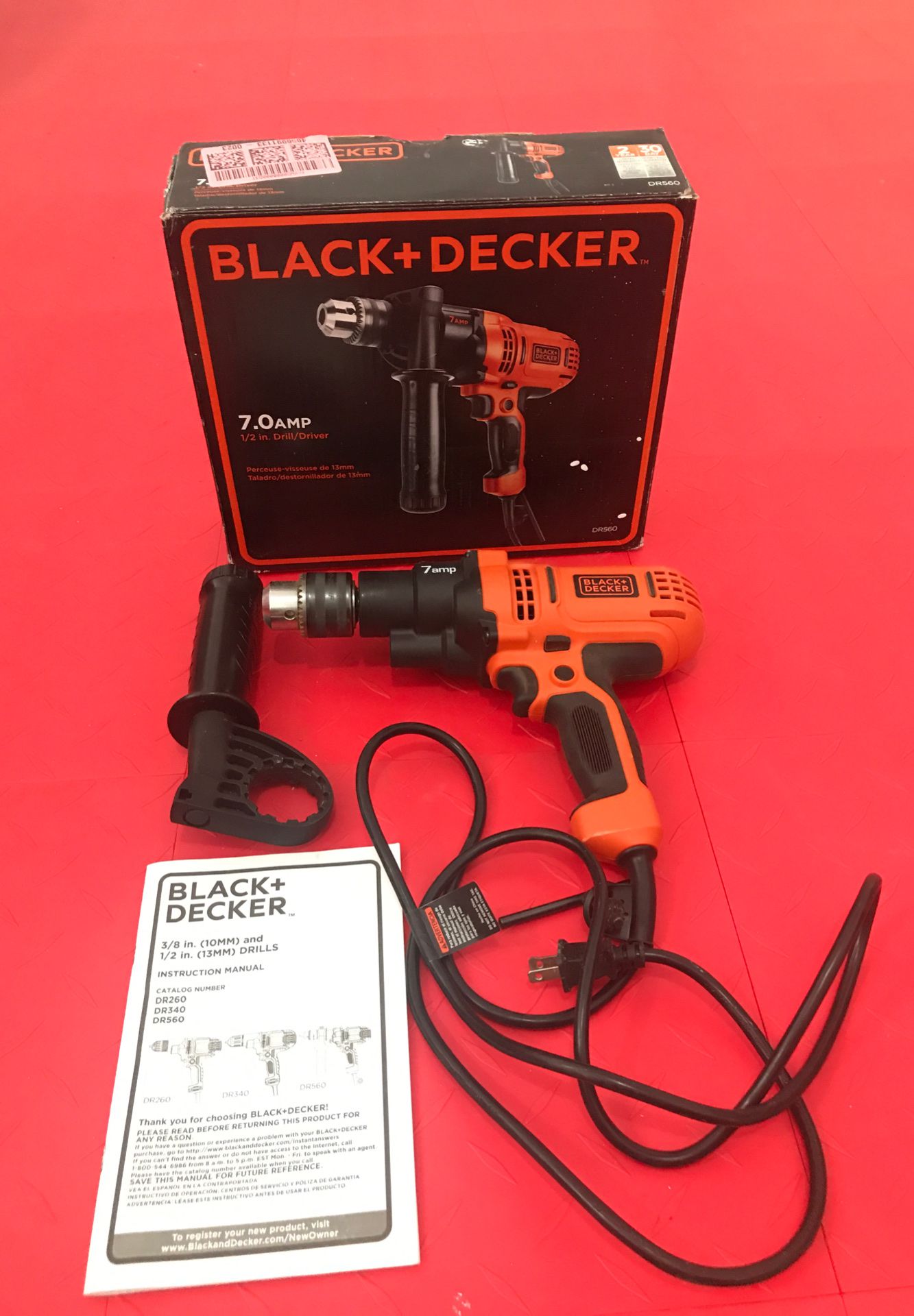 BLACK & DECKER 7.0 AMP 1/2 in Drill / Driver