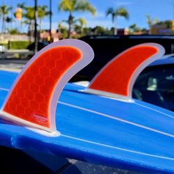 ALL TERRAMARSURFCO TWIN SURFBOATD FINS $65...MR, CC , K2, UK KEELS