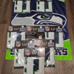 New In Package Seattle Seahawks Flags.. Get Yours Before They're All Gone