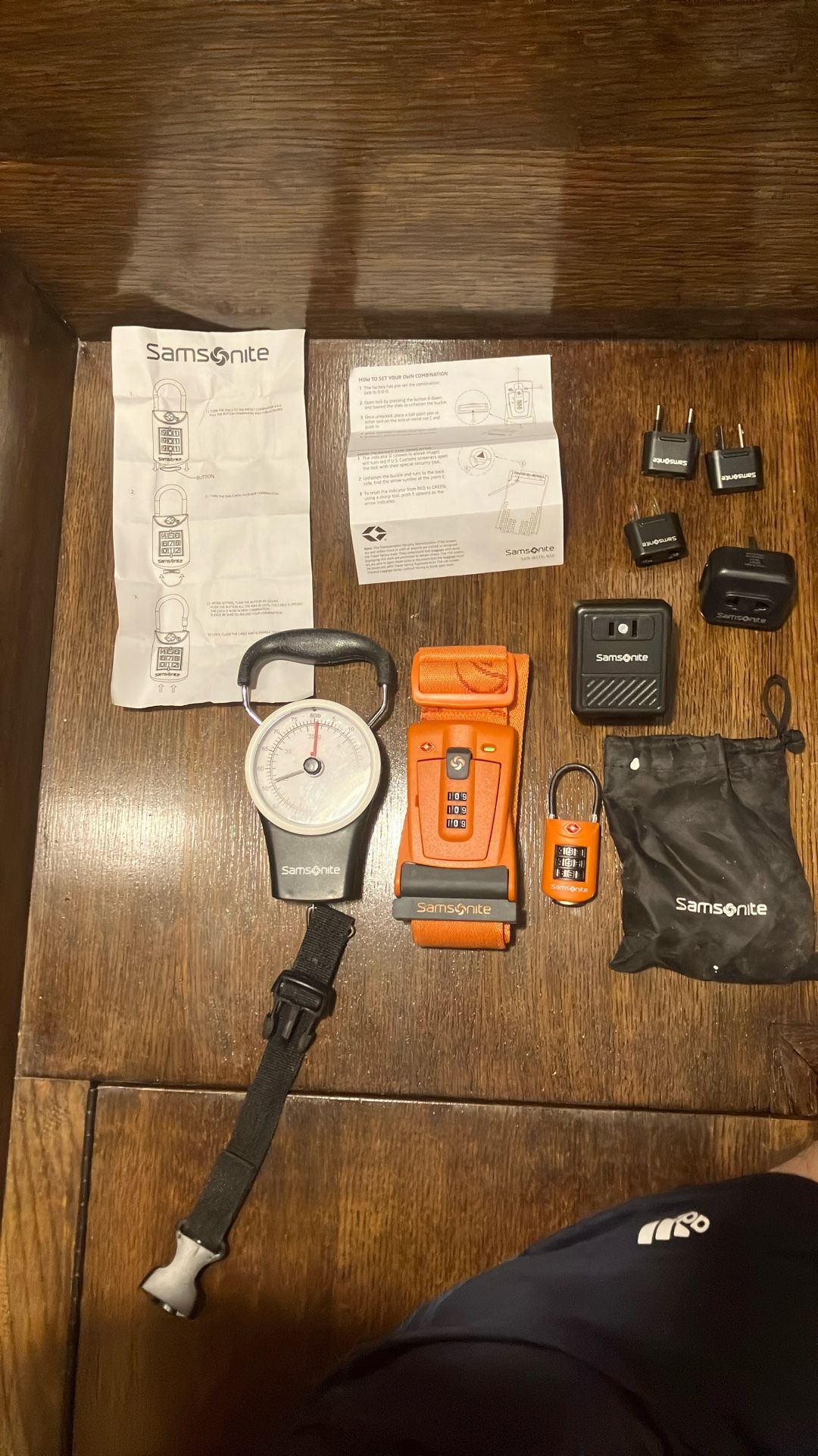 Samsonite Travel Scale, Locks and Adapters