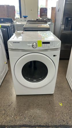 Samsung 7.5cu ft long vert electric dryer with sensory dry white