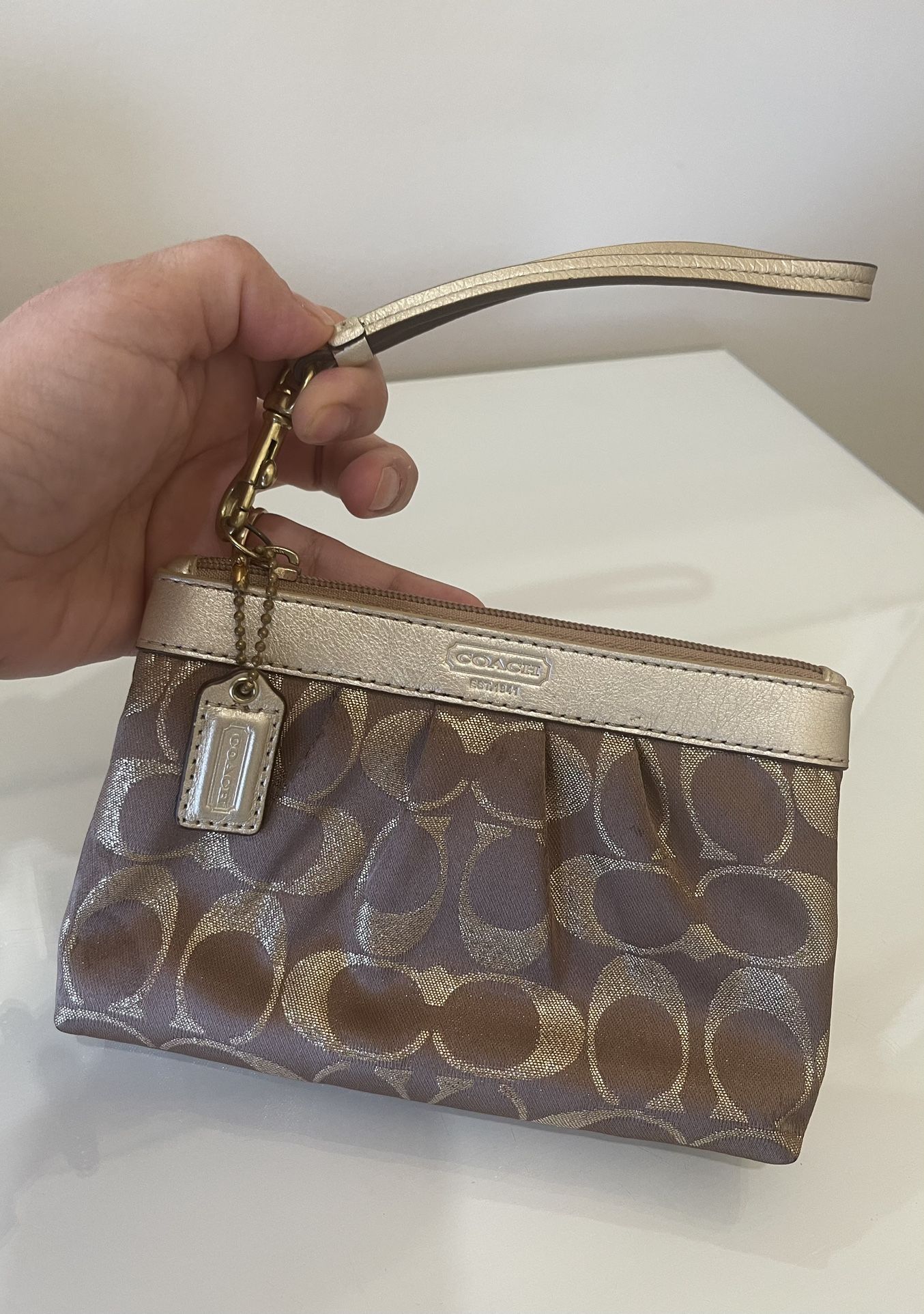 Vintage Coach Wristlet